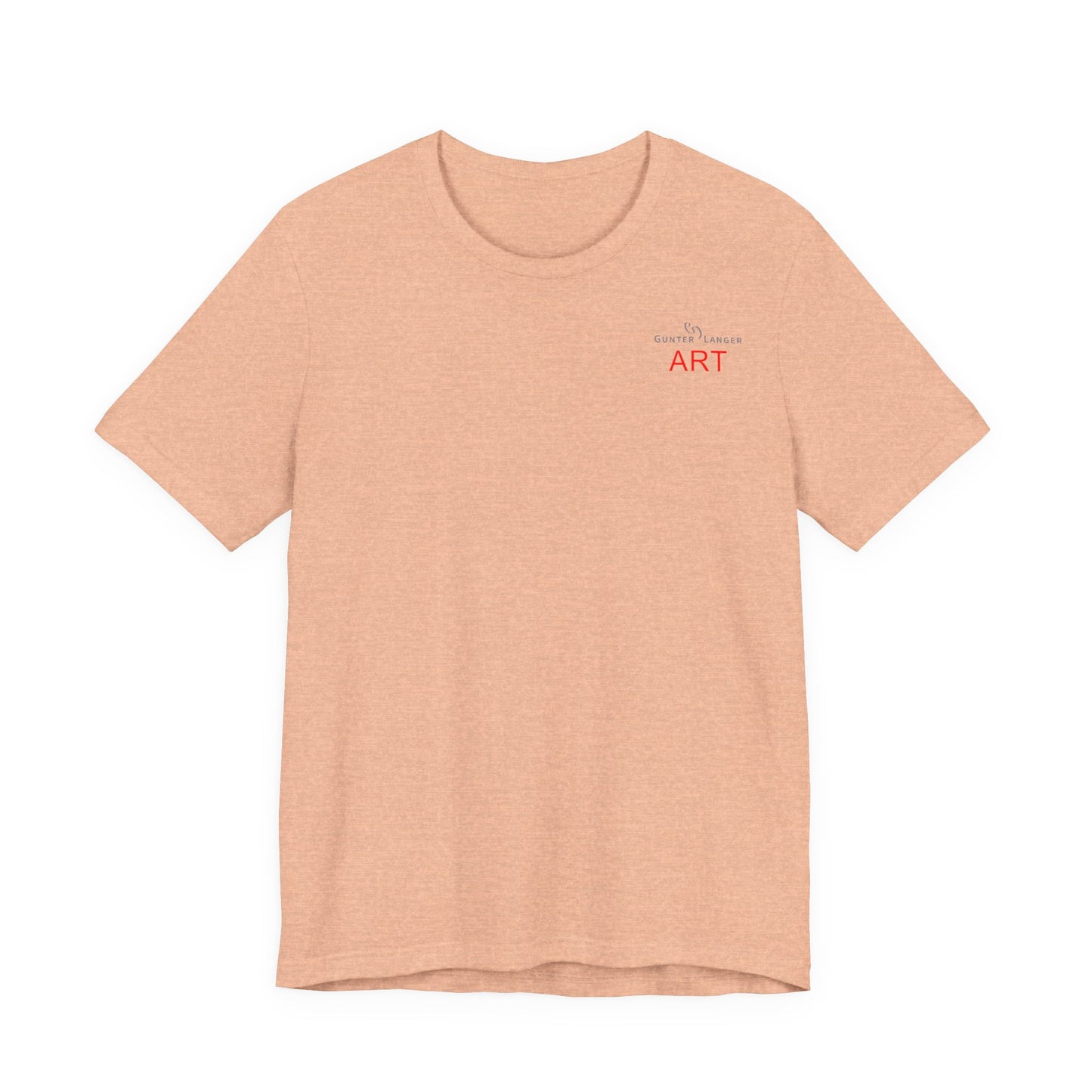 Unisex Jersey Short Sleeve Tee - Motiv: Front Logo & Rückseite Julia, H 49 cm