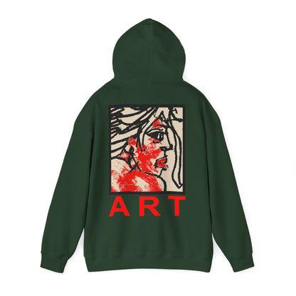 Unisex Heavy Blend™ Hooded Sweatshirt - Motiv: Rückseite "Ria", H43 cm