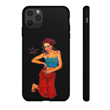 Tough Cases - iPhone - Motiv: Lea, Schwarz