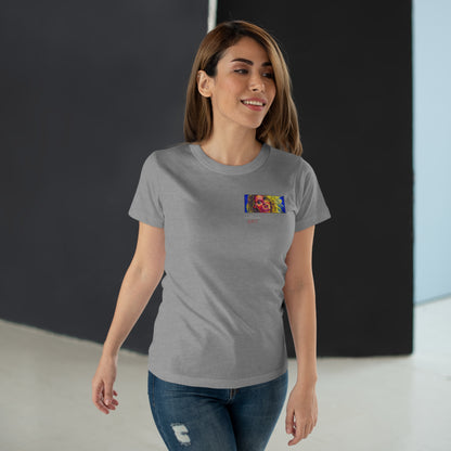 Single Jersey Women's T-shirt - dunkel - Motiv: Mascha, H 5 cm