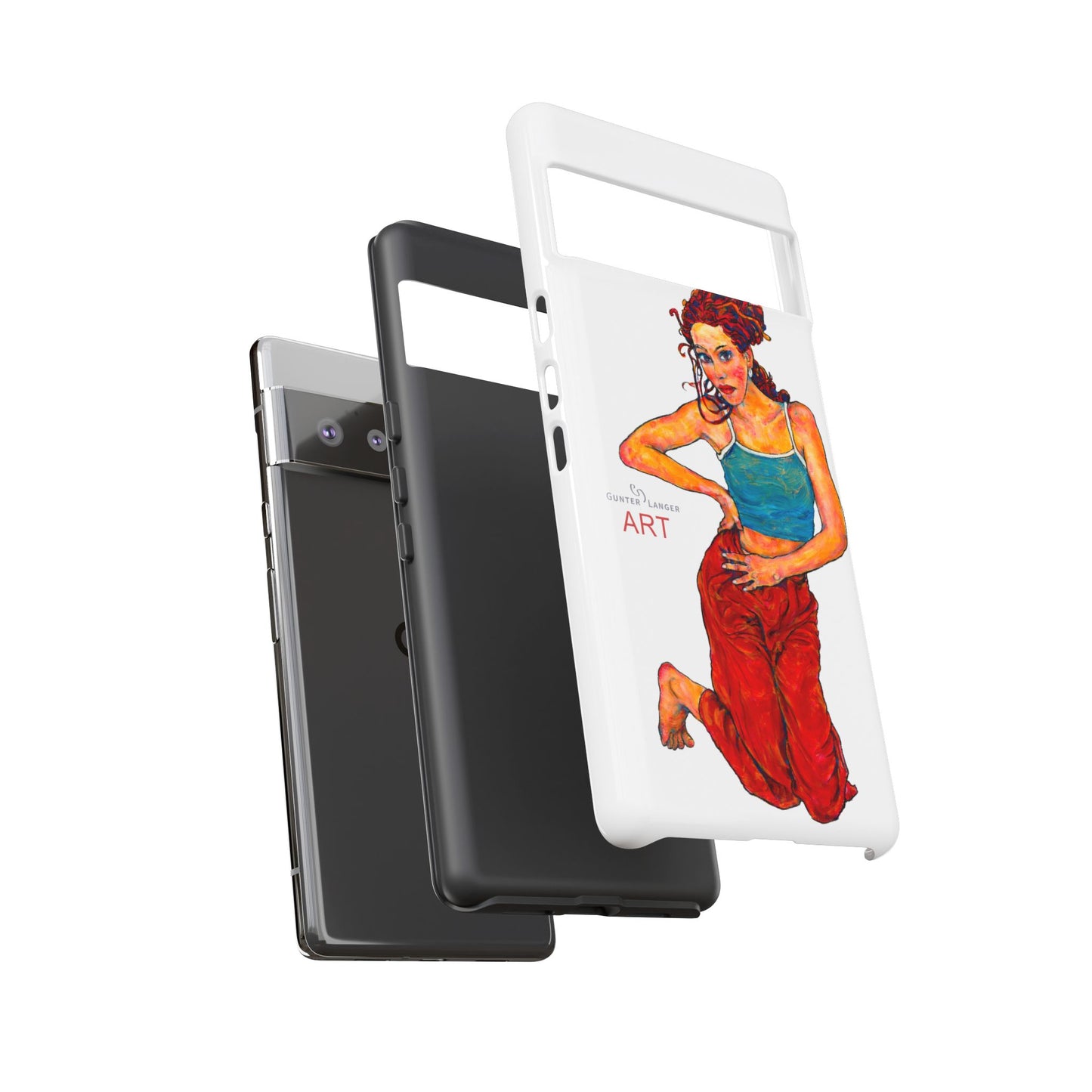 Tough Cases - Google Pixel - Samsung Galaxy - Motiv: Lea, Weiß