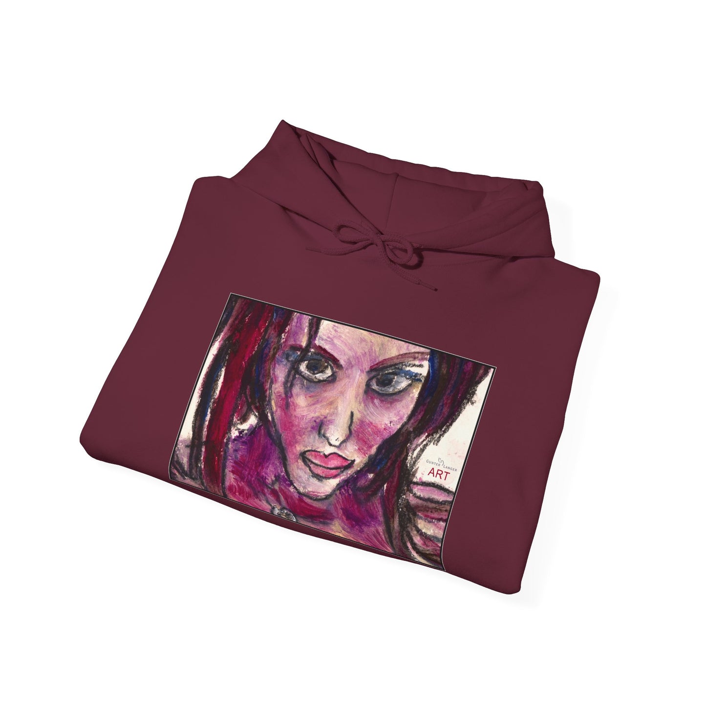 Unisex Heavy Blend™ Hooded Sweatshirt - Motiv Frontseite "Lola", H 19 cm