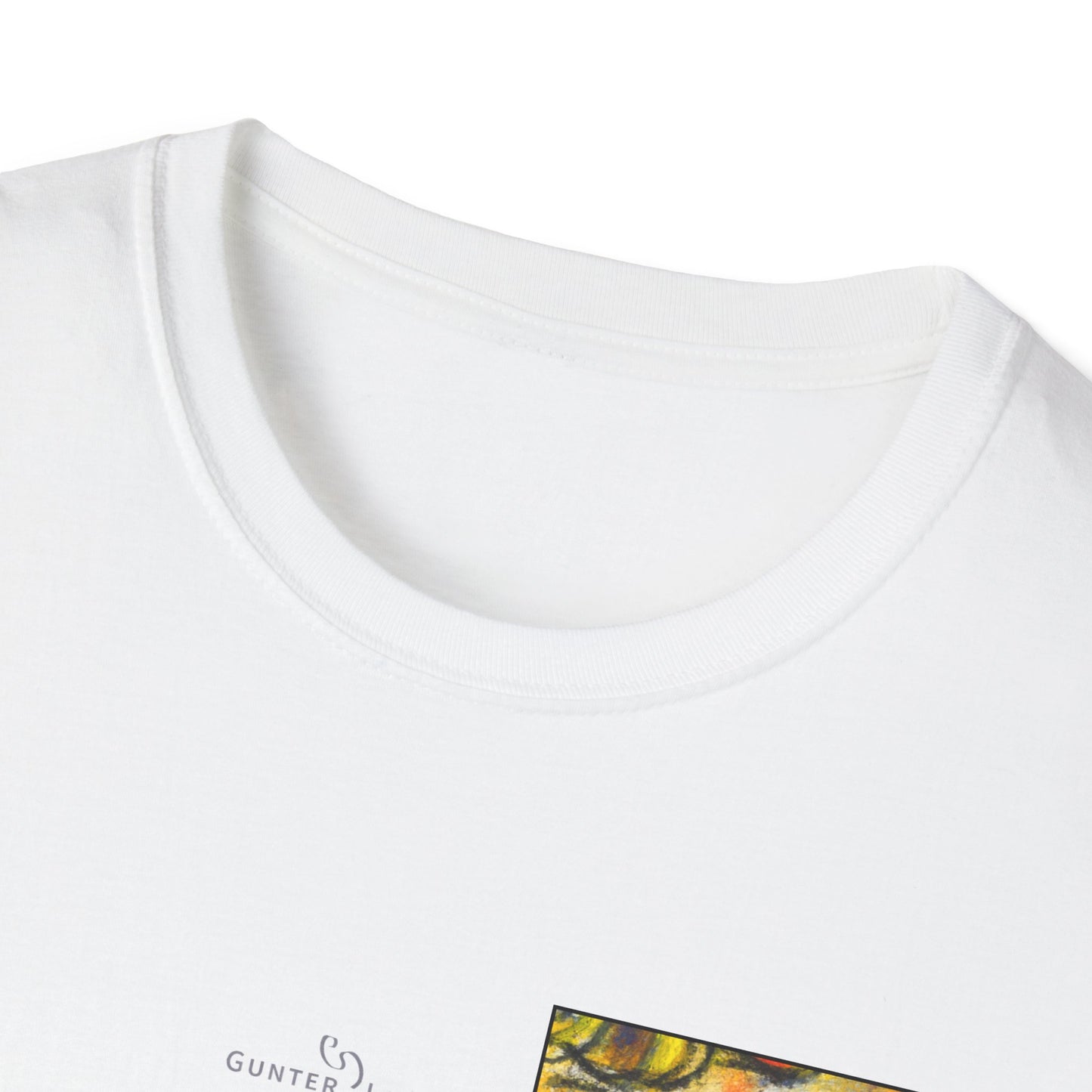 Unisex Softstyle T-Shirt - Motiv: Front Ina (Ausschnitt H 13,5 cm) & Ina, Rückseite (groß H 27 cm)