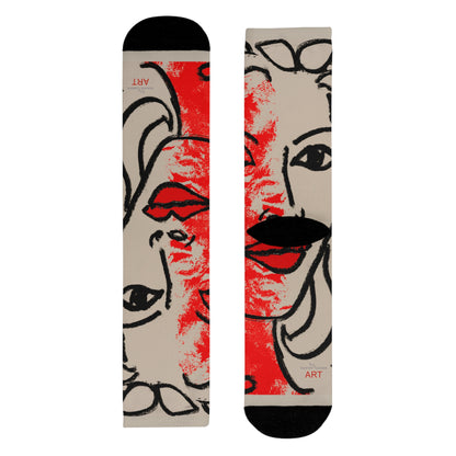 Sublimation Crew Socks (EU) - Motiv: Louisa S