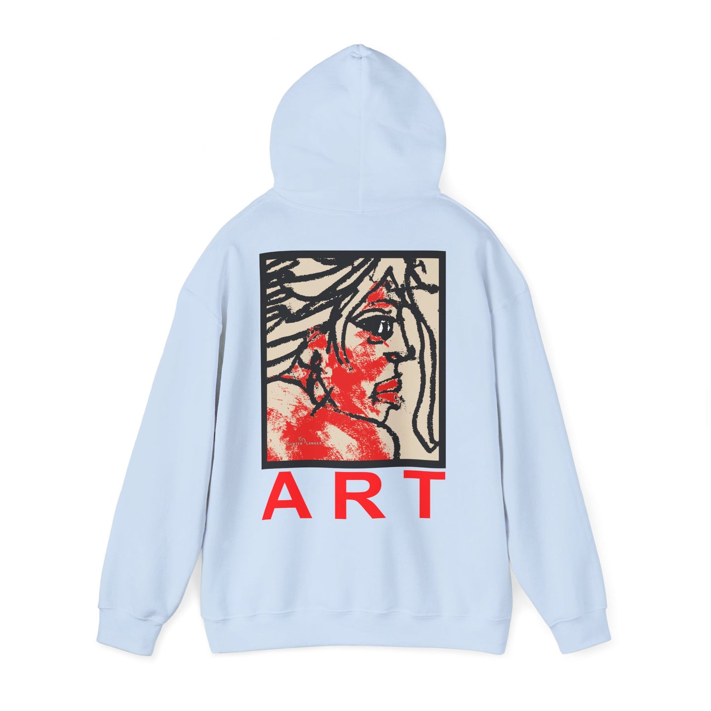 Unisex Heavy Blend™ Hooded Sweatshirt - Motiv: Rückseite "Ria", H43 cm
