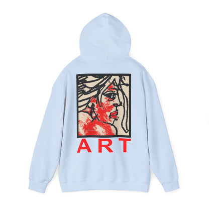 Unisex Heavy Blend™ Hooded Sweatshirt - Motiv: Rückseite "Ria", H43 cm