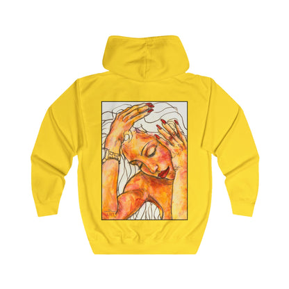 Unisex Full Zip Hoodie - Motiv: Front Eleni (Ausschnitt) & Rückseite Eleni