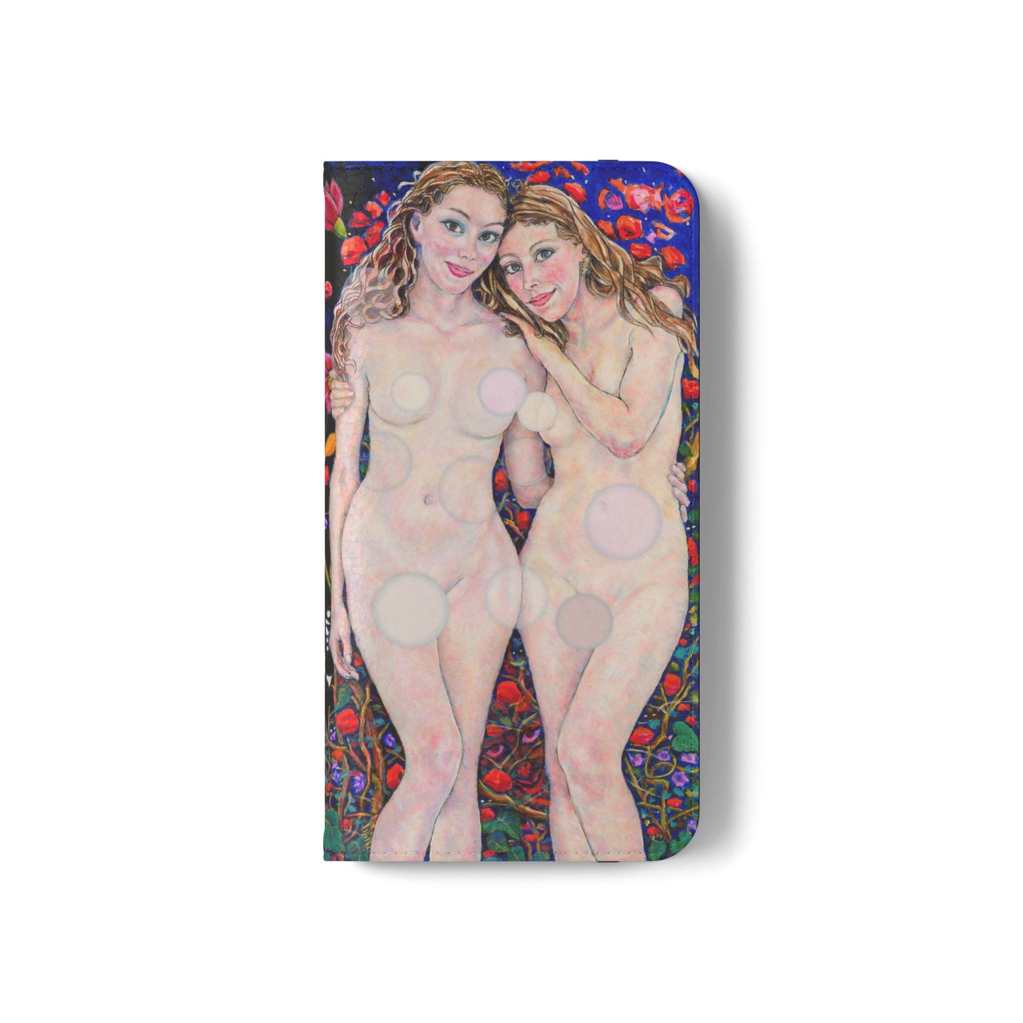 Flip Cases - Motiv: Waldnymphen, Schwarz, Seifenblasen