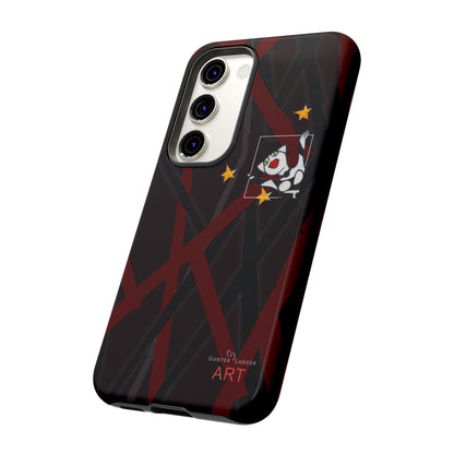 Tough Cases - Google Pixel - Samsung Galaxy - Motiv:  "Miau" klein H 8 cm, Sternenhimmel, Mikado3