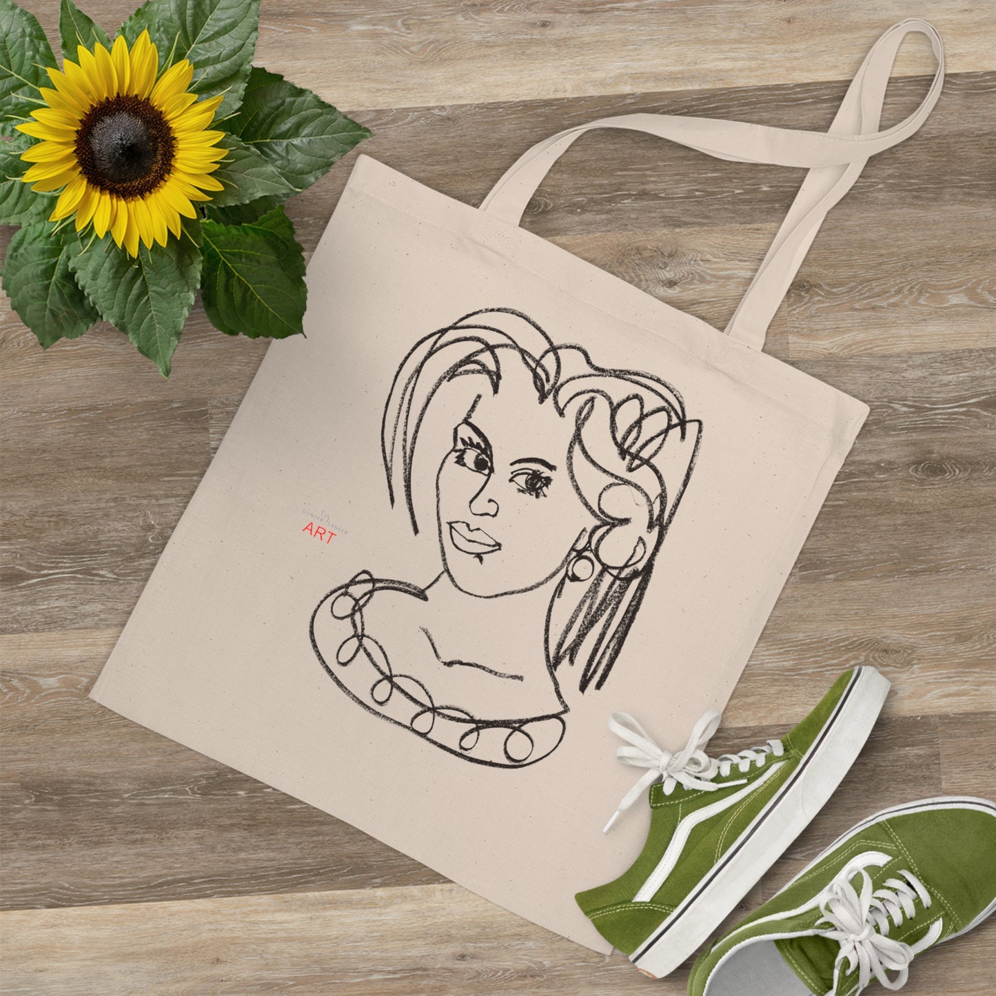 Tote Bag - Motiv: Magda, einseitig bedruckt, H 305 cm