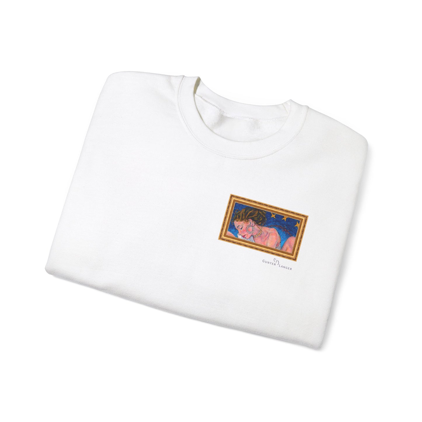 Unisex Heavy Blend™ Crewneck Sweatshirt - Motiv: Front Alva (Ausschnitt) &  Rückseite Alva