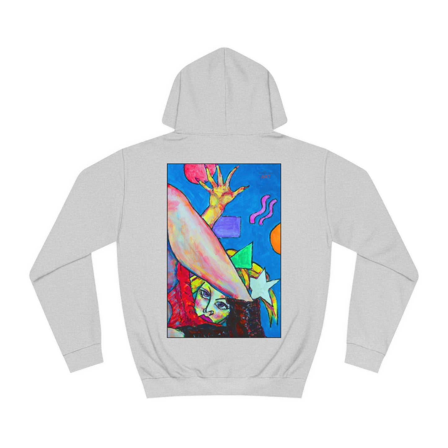 Unisex College Hoodie -  Motiv: Rückseite Party