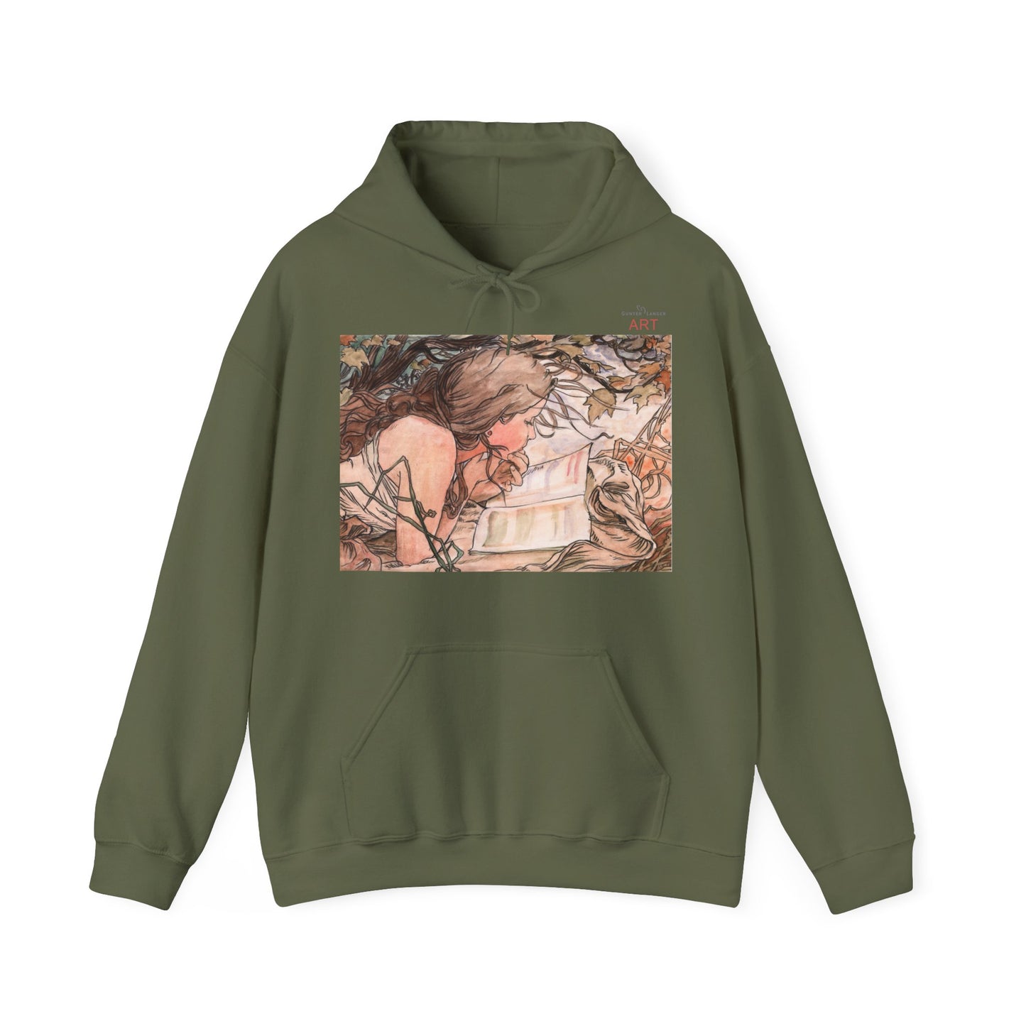 Unisex Heavy Blend™ Hooded Sweatshirt - Motiv:  Front Antonia