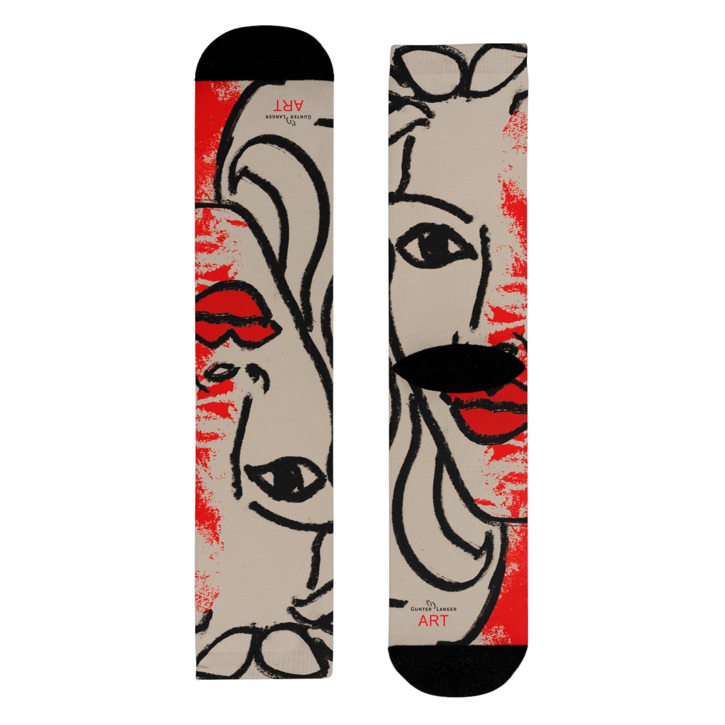 Sublimation Crew Socks (EU) - Motiv: Louisa