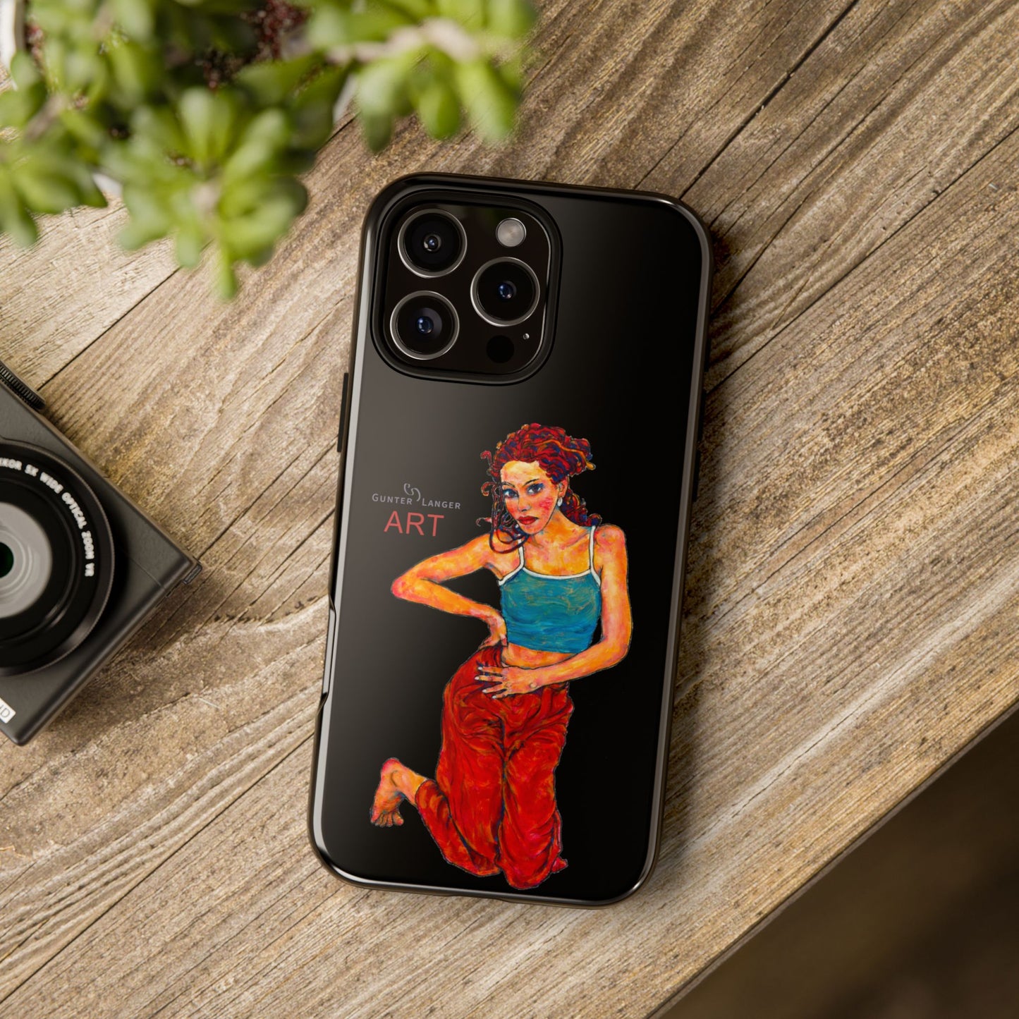 Tough Cases - iPhone - Motiv: Lea, Schwarz