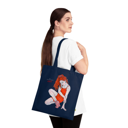 Organic Cotton Tote Bag - Motiv: Julia, einseitig beruckt, H 30 cm