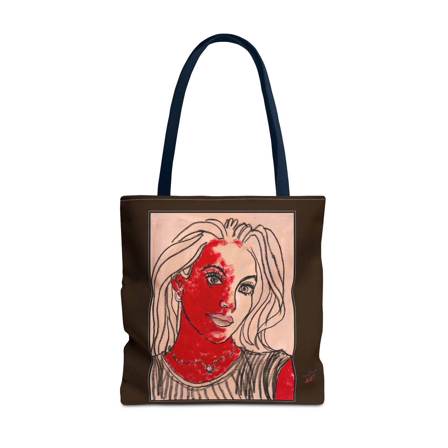Tote Bag (AOP) - Motiv: Christina 37,5cm