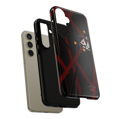 Tough Cases - Google Pixel - Samsung Galaxy - Motiv:  "Miau" klein H 8 cm, Sternenhimmel, Mikado3