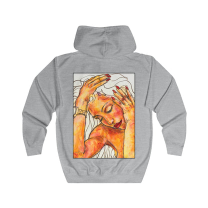 Unisex Full Zip Hoodie - Motiv: Front Eleni (Ausschnitt) & Rückseite Eleni
