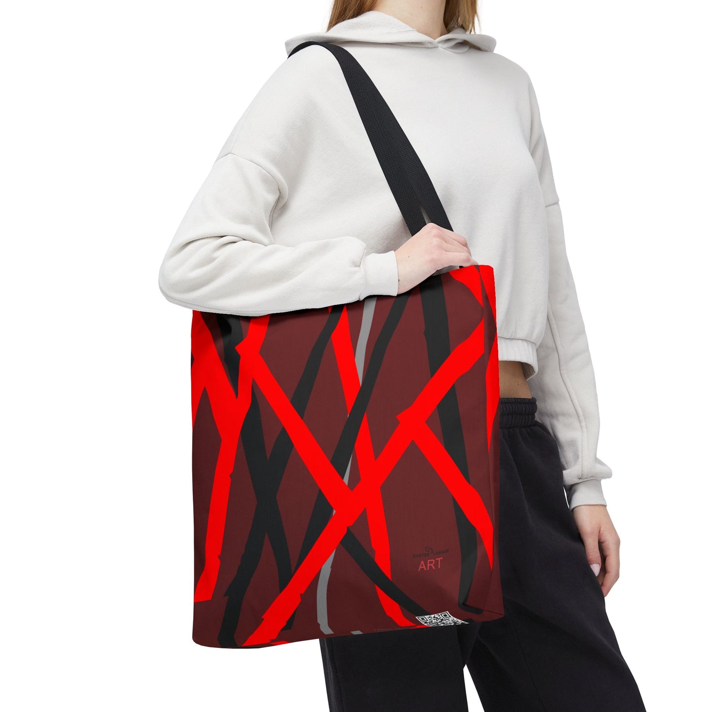 Tote Bag (AOP) - Motiv: Mikado, Rot