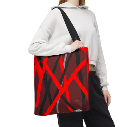 Tote Bag (AOP) - Motiv: Mikado, Rot