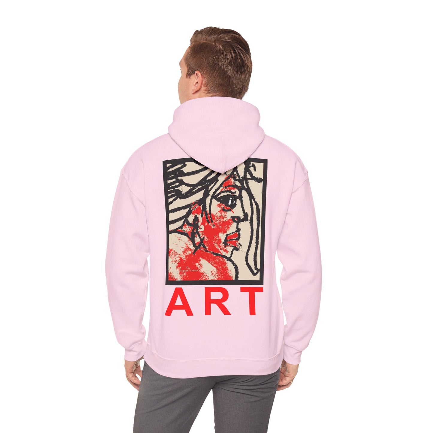 Unisex Heavy Blend™ Hooded Sweatshirt - Motiv: Rückseite "Ria", H43 cm