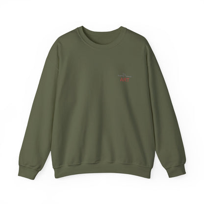 Unisex Heavy Blend™ Crewneck Sweatshirt - Motiv: Front Logo & Rückseite Pauline