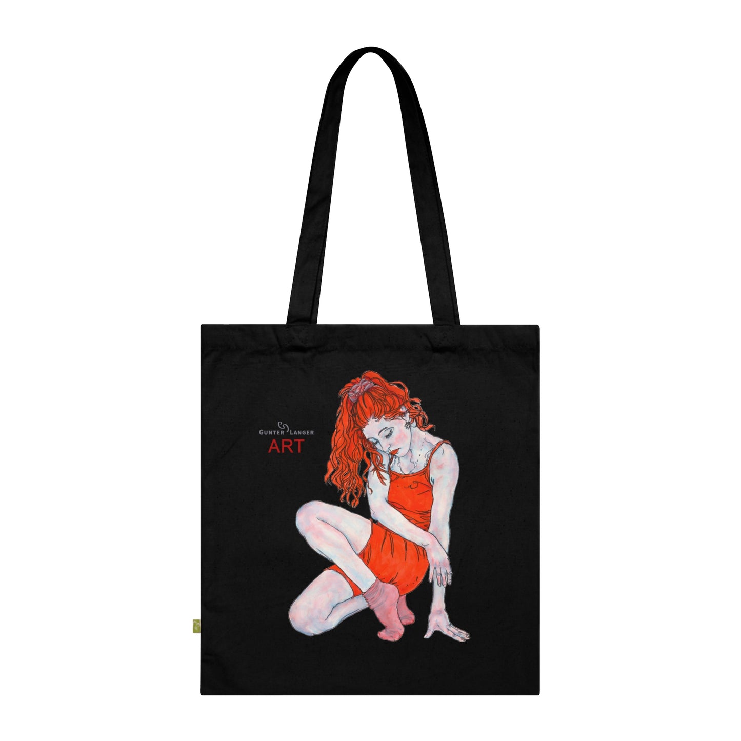 Organic Cotton Tote Bag - Motiv: Julia, einseitig beruckt, H 30 cm