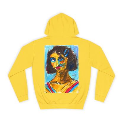 Unisex College Hoodie - Motiv: Augen & Frechdax