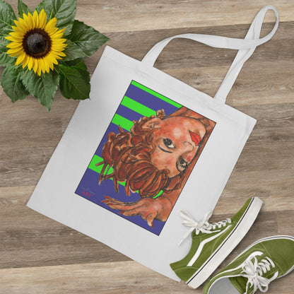 Tote Bag - Motiv: Sylvia, einseitig bedruckt, H 30,5 cm