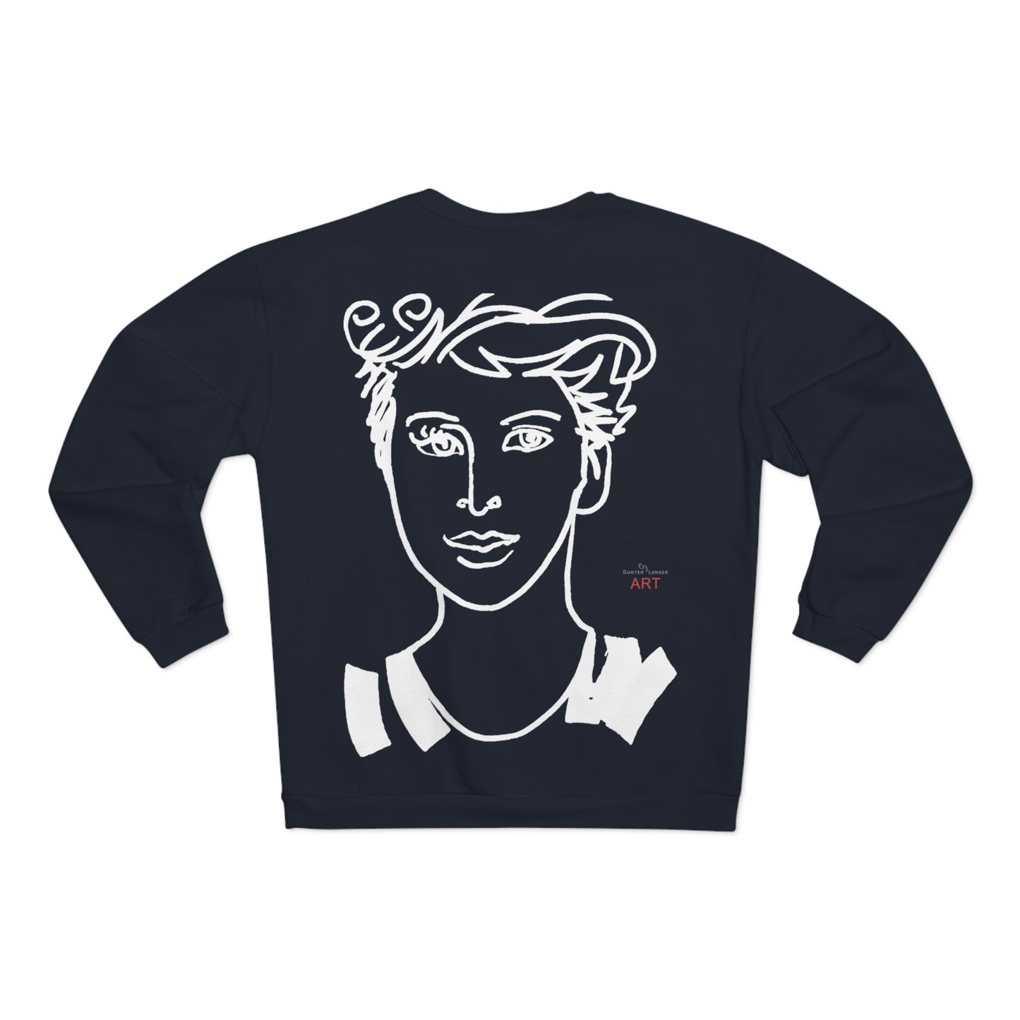 Unisex Crew Neck Sweatshirt (EU) - Motiv Lars & Lars (weiß)