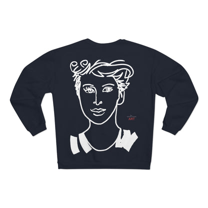 Unisex Crew Neck Sweatshirt (EU) - Motiv Lars & Lars (weiß)