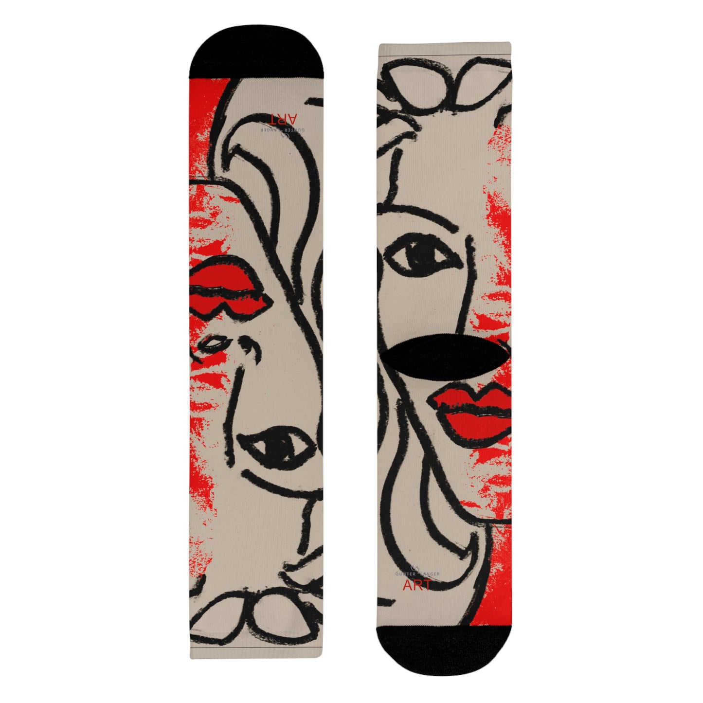 Sublimation Crew Socks (EU) - Motiv: Louisa S