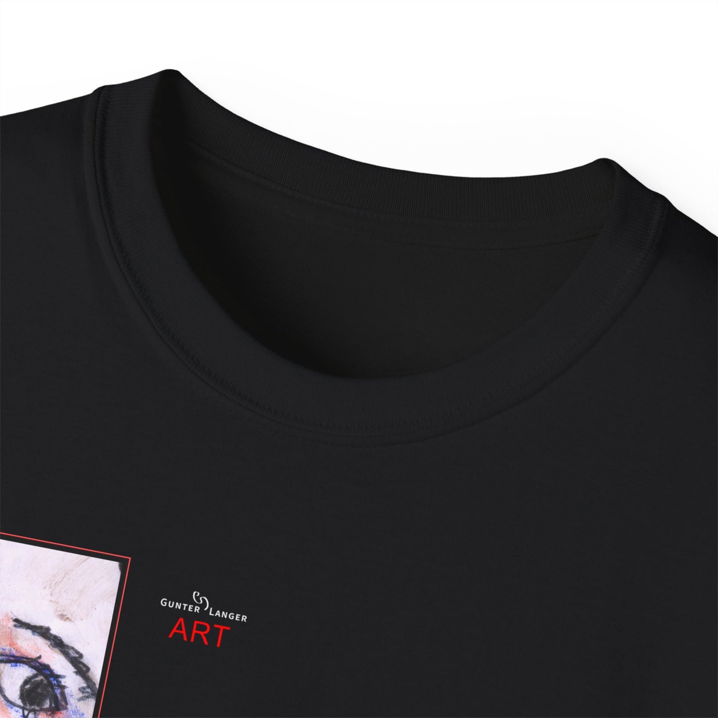 Unisex Ultra Cotton Tee - Motiv: Front Annette (Ausschnitt) & Rückseite Annette