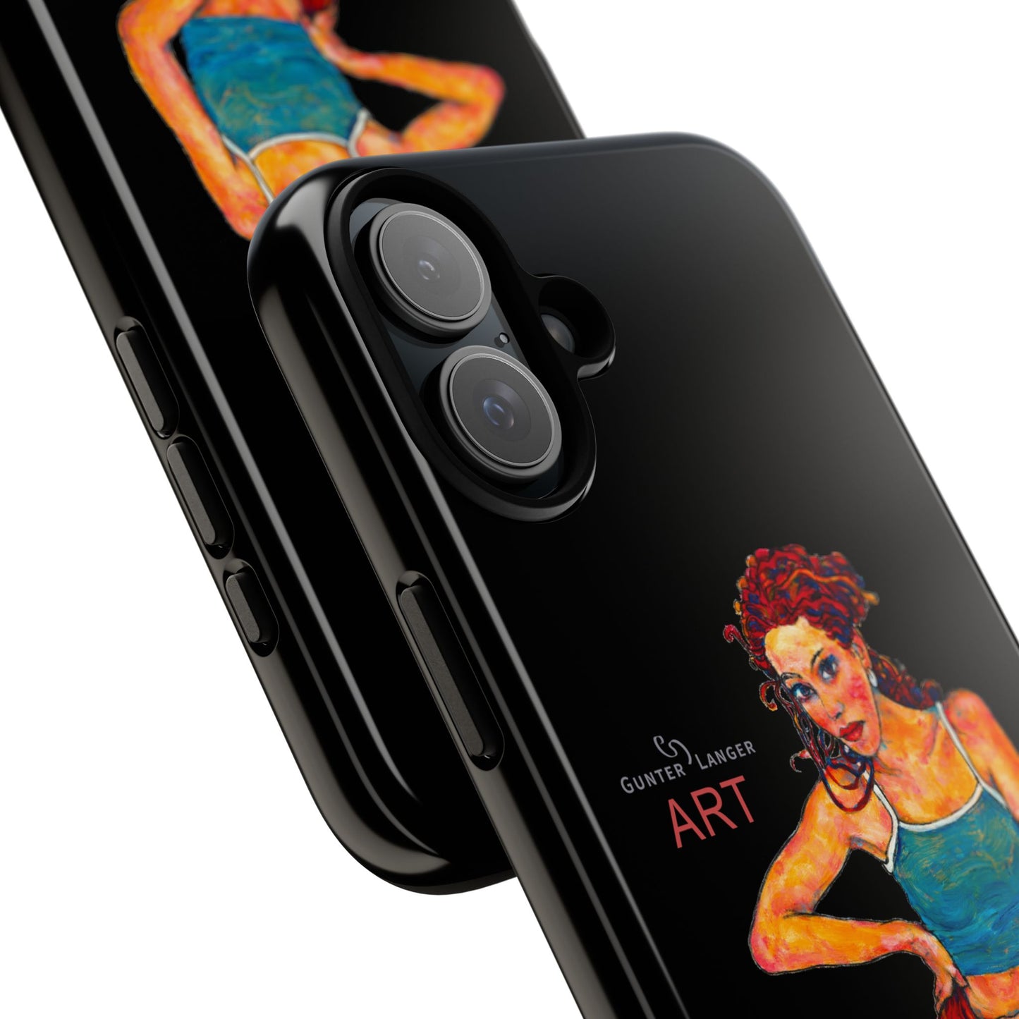 Tough Cases - iPhone - Motiv: Lea, Schwarz