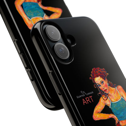 Tough Cases - iPhone - Motiv: Lea, Schwarz