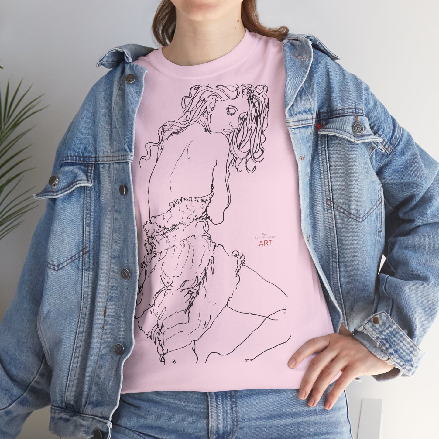 Unisex Heavy Cotton Tee - Motiv: Front Giselle