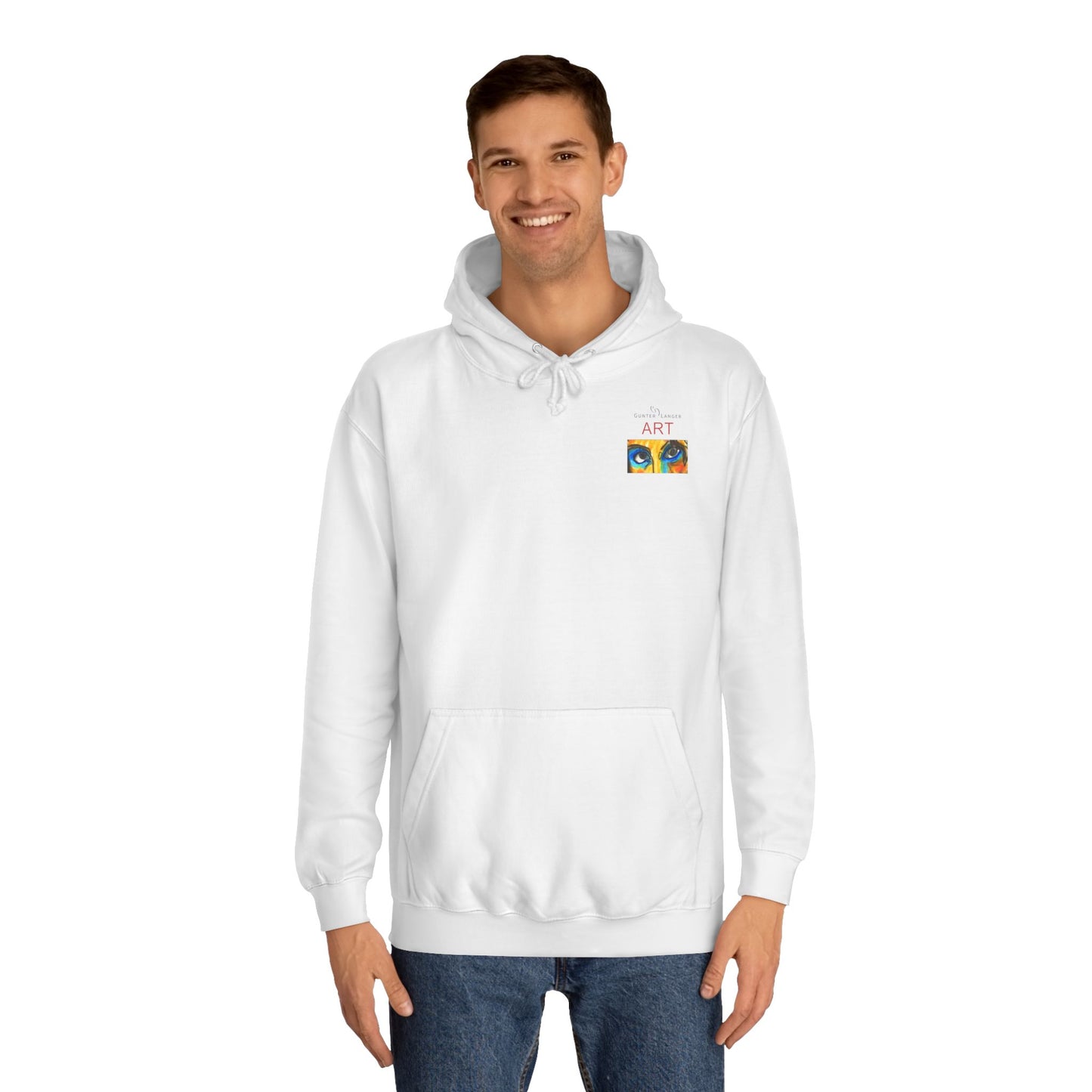 Unisex College Hoodie - Motiv: Augen & Frechdax