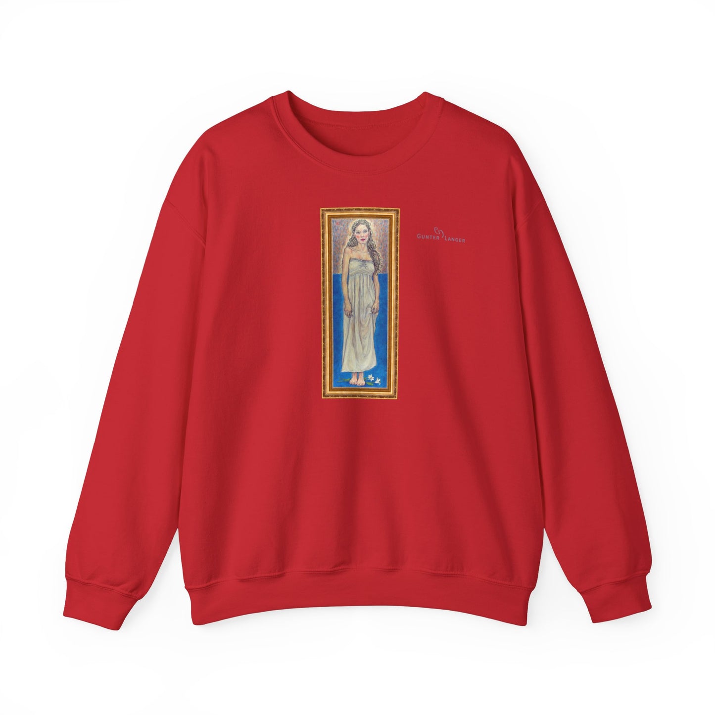 Unisex Heavy Blend™ Crewneck Sweatshirt - Motiv: Front Marie (gerahmt)