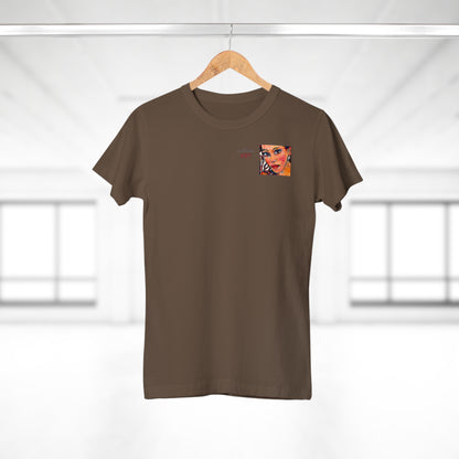 Single Jersey Women's T-shirt - Motiv: Lea, H 7 cm