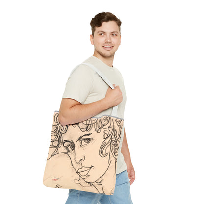 Tote Bag (AOP) - Motiv: Front Karla & Rückseite Lisa