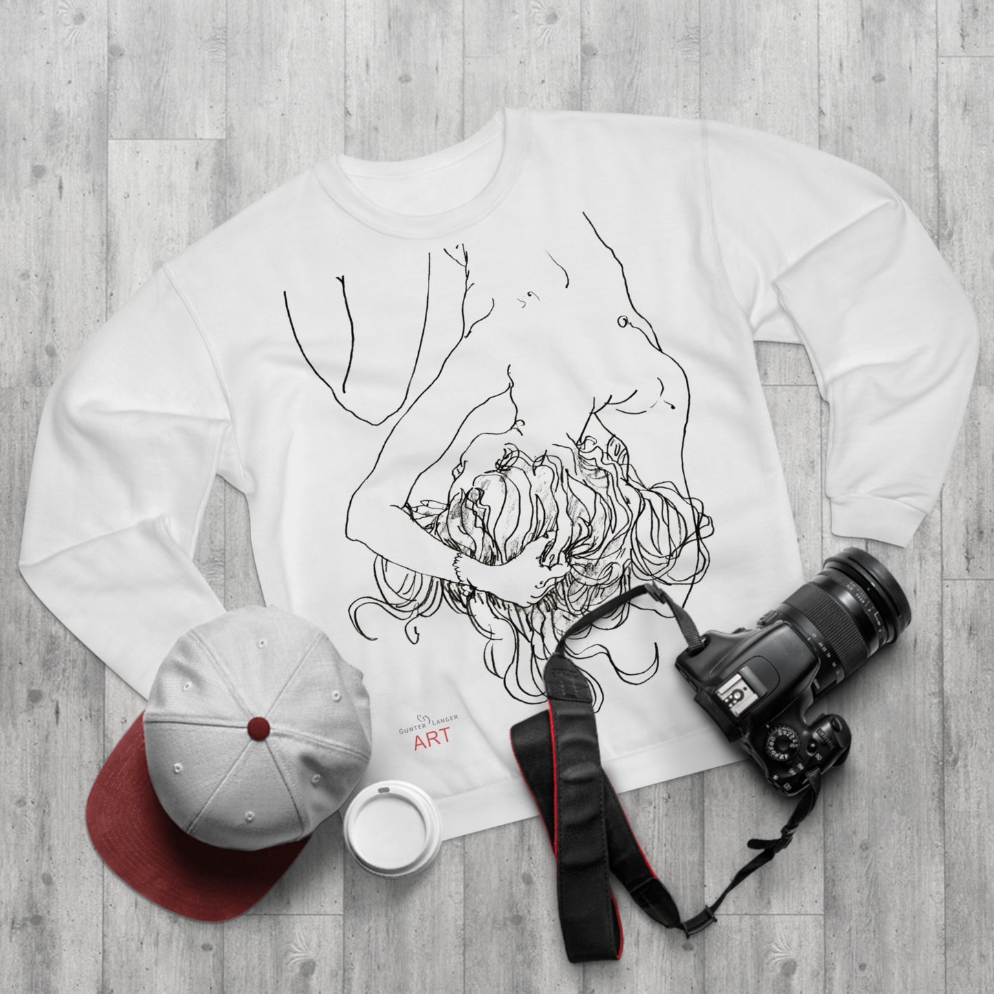 Unisex Crew Neck Sweatshirt (EU) - Motiv: Frontseite Alisha