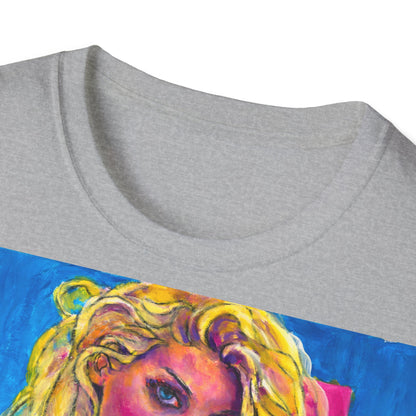 Unisex Softstyle T-Shirt - Motiv: Front Maria  H 49cm Korr2 sw