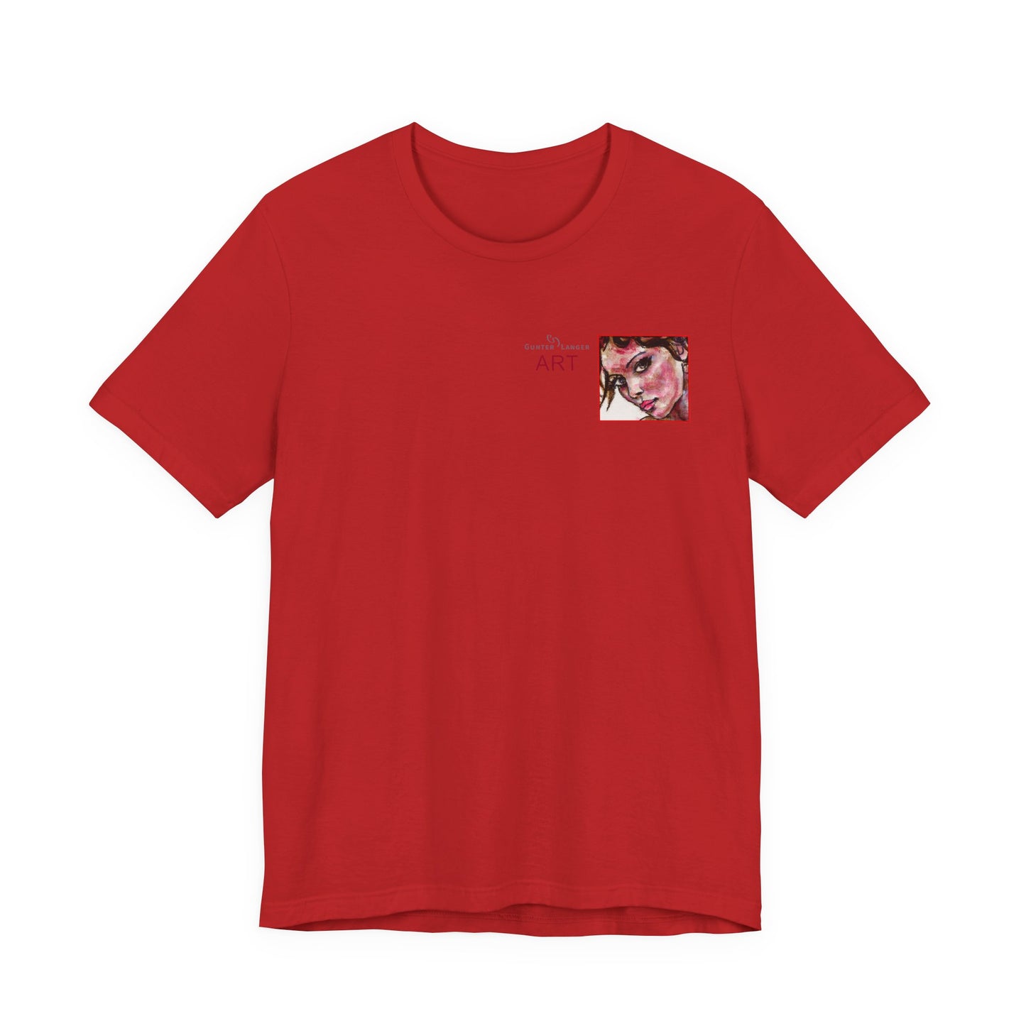 Copy of Unisex Jersey Short Sleeve Tee - Motiv: Annette, H 8 cm