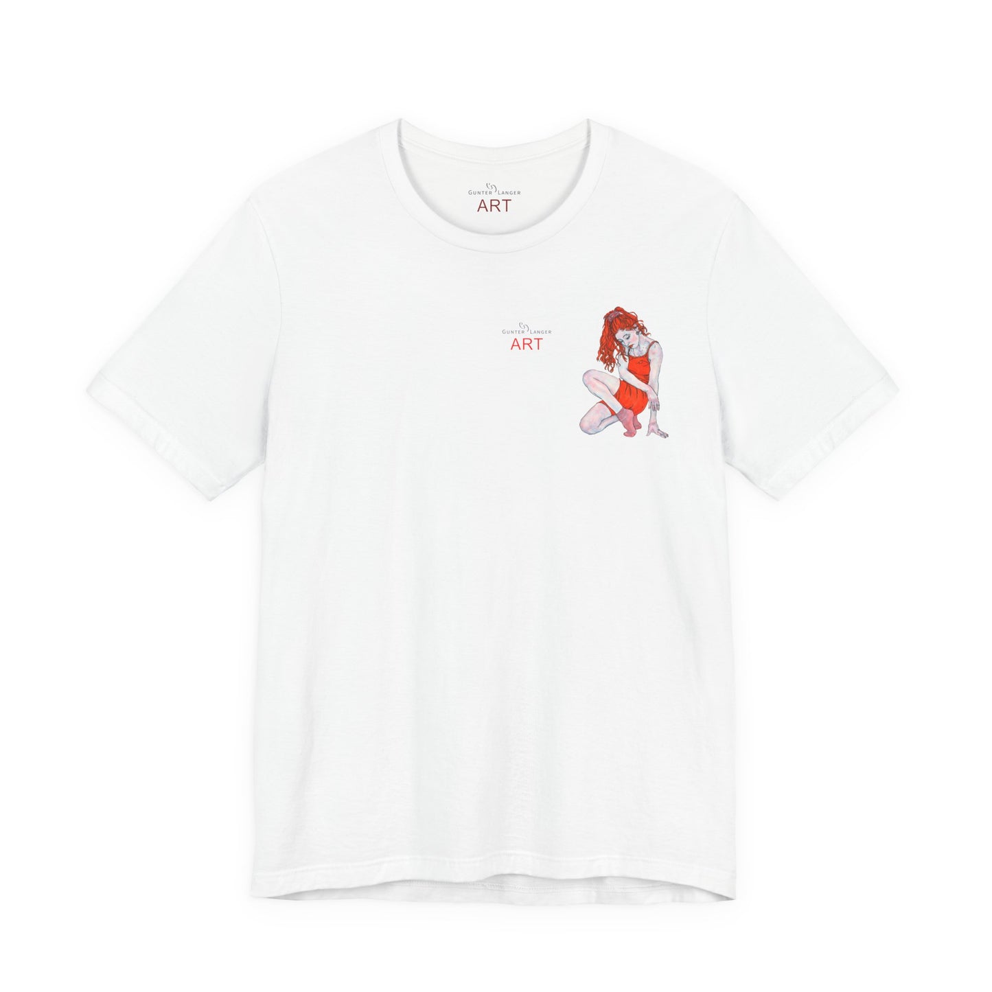 Unisex Jersey Short Sleeve Tee - Motiv: Front Julia, H12,5 cm