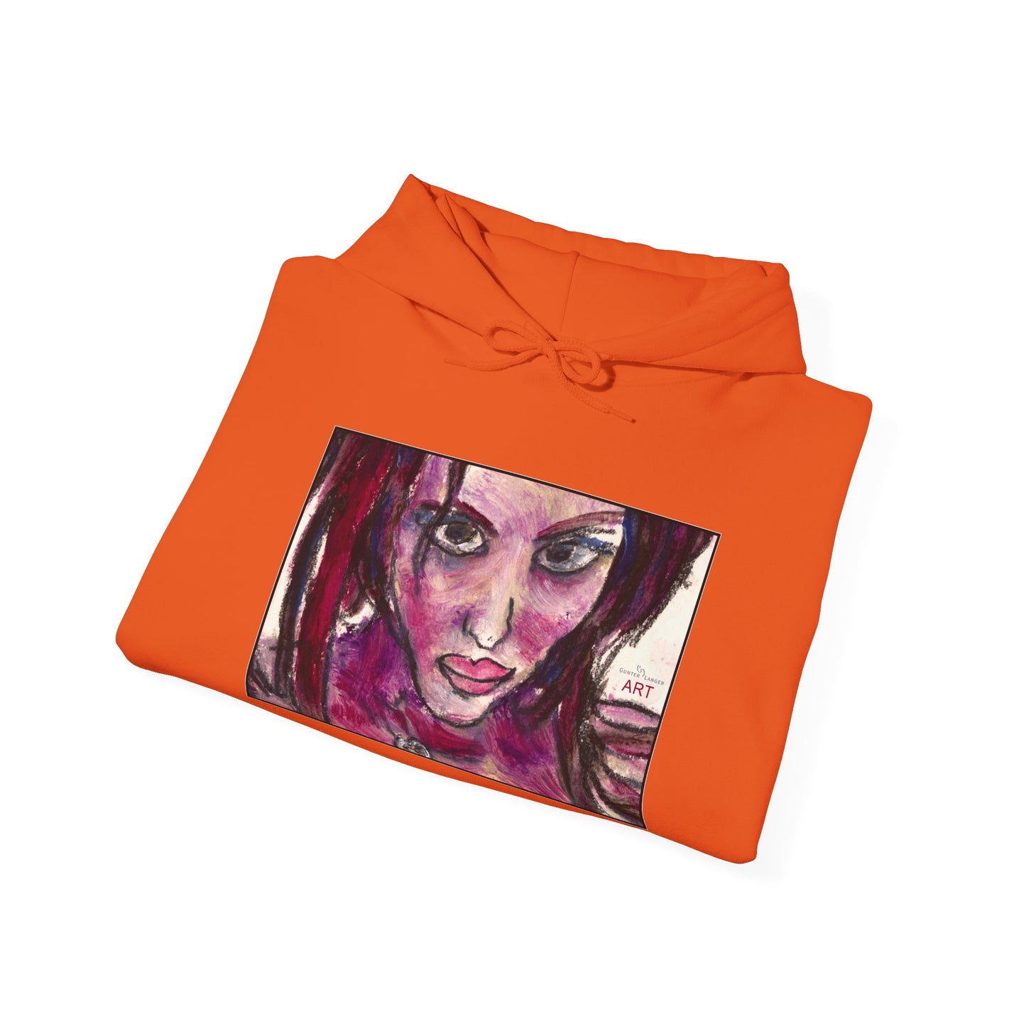Unisex Heavy Blend™ Hooded Sweatshirt - Motiv Frontseite "Lola", H 19 cm