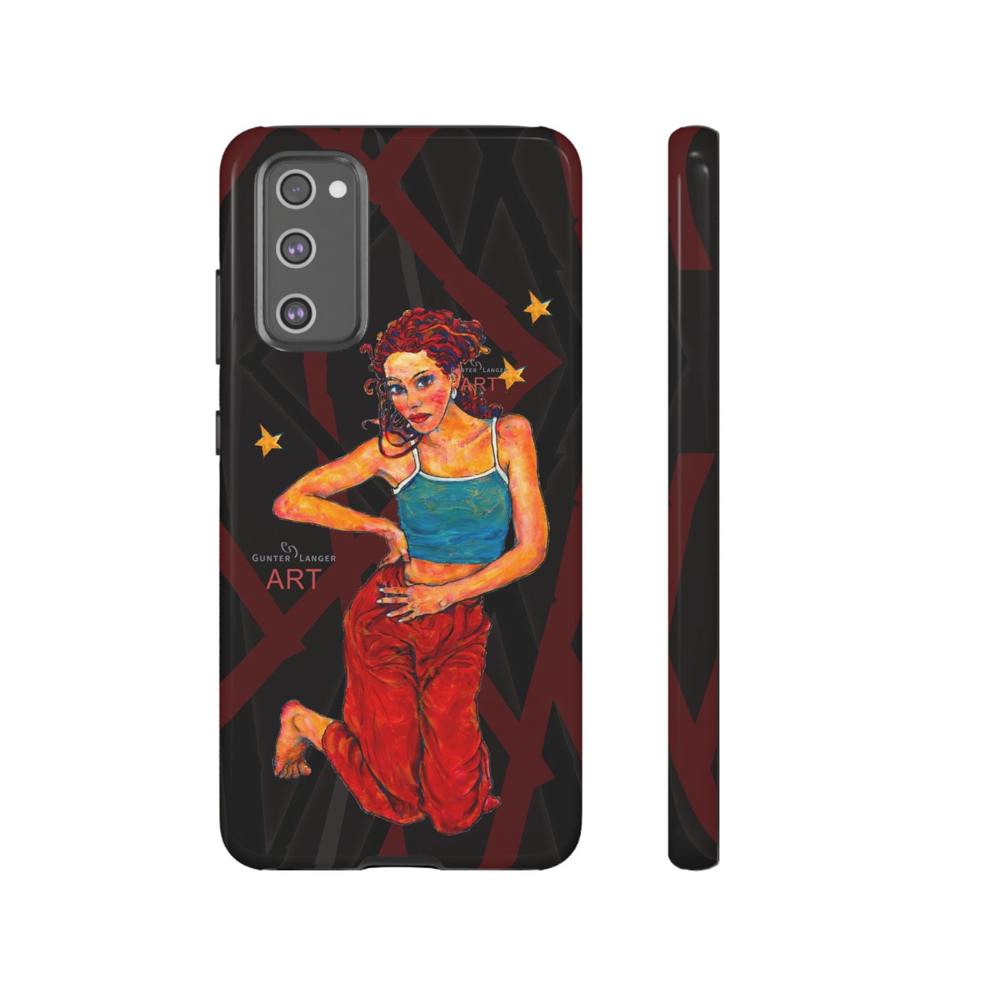 Tough Cases - Google Pixel - Samsung Galaxy - Motiv: Lea, Sternenhimmel, Mikado3