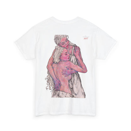 Unisex Heavy Cotton Tee - Motiv: Rückseite Zuflucht (groß)
