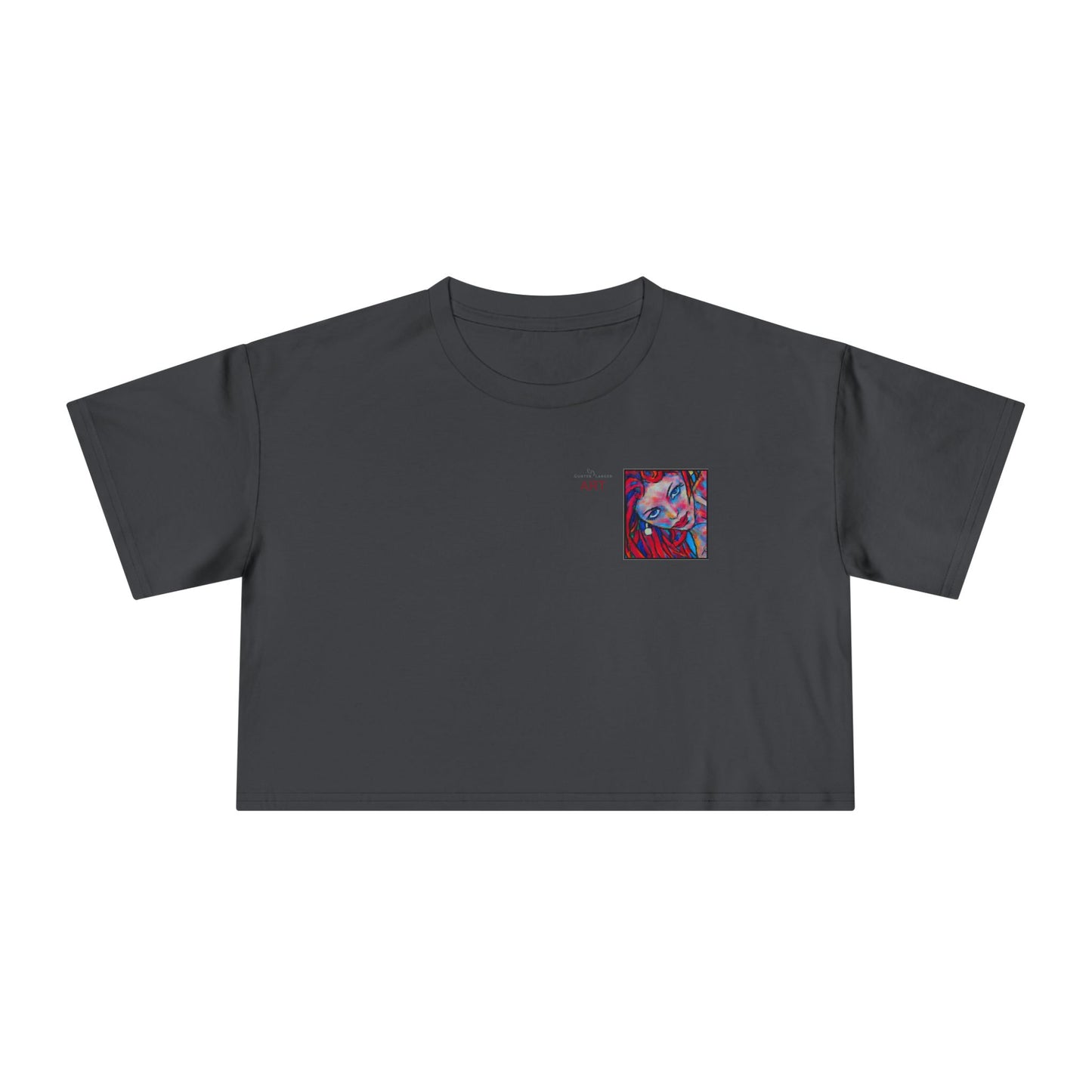 Women's Crop Tee  - Motiv: Valea, H 8 cm