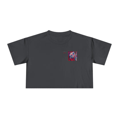 Women's Crop Tee  - Motiv: Valea, H 8 cm